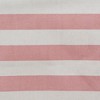 Design Imports Set of 2 Rectangle XL 12.5 x 17.5 x 10.5 Pe Coated Cotton Poly Laundry Bins Stripe Rose: Polyester Laundry Basket - 4 of 4