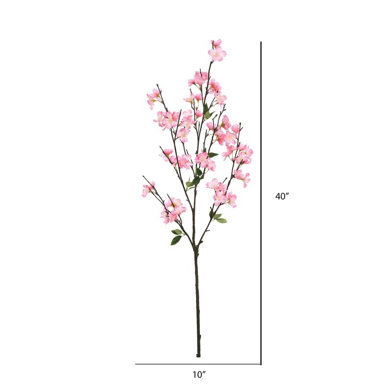 Vickerman 40'' Artificial Pink Cherry Blossom Spray, 3 per Pack., 2 of 5