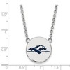 Black Bow Jewelry Sterling Silver Longwood Lancers NCAA Necklace 18 Inch - 2 of 4