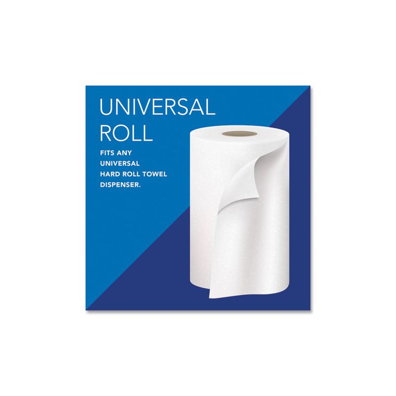 Scott Essential Hard Roll Towels for Business, Absorbency Pockets, 1-Ply, 8" x 400 ft, 1.5" Core, White, 12 Rolls/Carton, 4 of 8