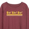 Women's - Pokémon - Pikachu Eevee Retro Lightweight French Terry Slouchy - 2 of 4