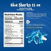 Funtasty Blue Sharks Gummy Candy, Blue Raspberry Marshmallow Flavor - 11-Ounce Bag - 2 of 4