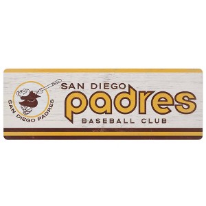 MLB San Diego Padres Baseball Tradition Wood Sign Panel - 1 of 4