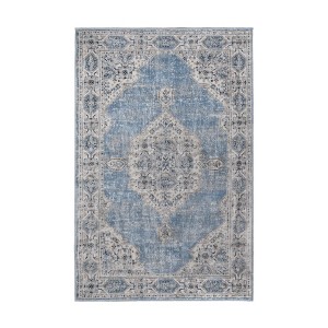 Modern Farmhouse Geometric Medallion Indoor Runner or Area Rug by Blue Nile Mills - 1 of 4
