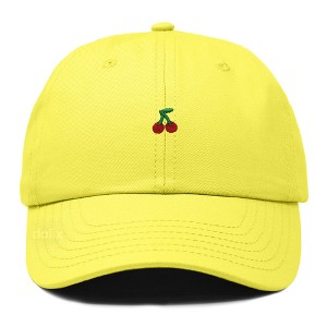 Dalix Lil Cherry Embroidered Cotton Summer Outdoor Baseball Cap Dad Hat Womens - 1 of 4