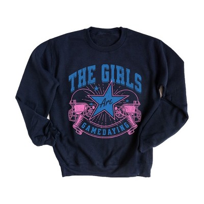 Simply Sage Market Women's Graphic Sweatshirt The Girls Are GameDaying