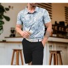 HAPPY BAY Mens Polo Shirts Short Sleeve Dri Fit Men's Summer Polos Moisture Wicking Shirt Collar Dress Tshirt Golf Shirts for Men - 4 of 4