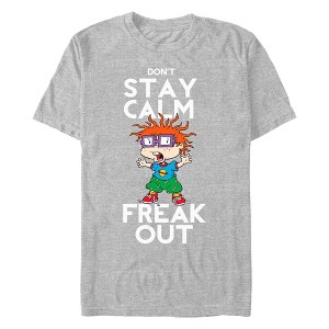 Men's Rugrats Stay Calm Chuckie T-Shirt - 1 of 3