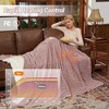 Heated Blanket Electric Blanket Throw, 6 Heating Levels & 9 Hours Auto Shut Off, Cozy Soft Fleece Fast Heating Blankets Gift, Machine Washable - 2 of 4
