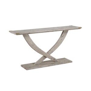 Montana Acacia Wood Console Table Light Barnwood - Boraam Industries - 1 of 4