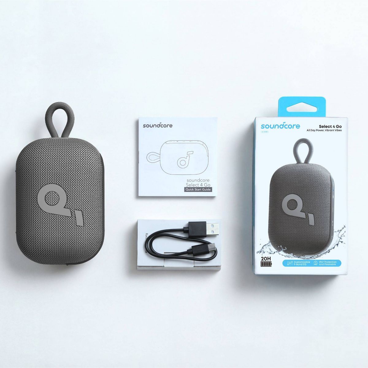 Anker Soundcore Select 4 Go Portable Waterproof Bluetooth Speaker - Midnight - thumbnail 9
