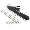 Leisure Sports 97" Collapsible Fiberglass and Cork Fishing Rod With Carry Case and Accessories - 4 of 4
