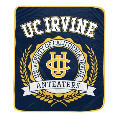 NCAA UC Irvine Anteaters Crest Ultra Soft Blanket