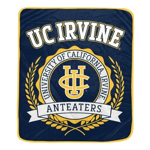 NCAA UC Irvine Anteaters Crest Ultra Soft Blanket - 1 of 2