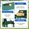 BestMassage Hose Reel Hose Carts Heavy Duty Garden Hose Reel with 4 Wheels Storage Basket - 4 of 4