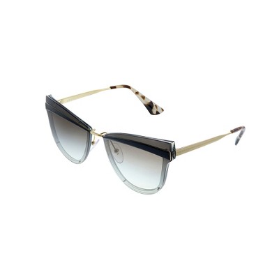 Prada Pr 12us Kui0a7 Womens Cat-eye Sunglasses Grey 65mm : Target