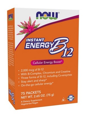 B-12 Instant Energy Packet by Now Foods  -  75 Packet