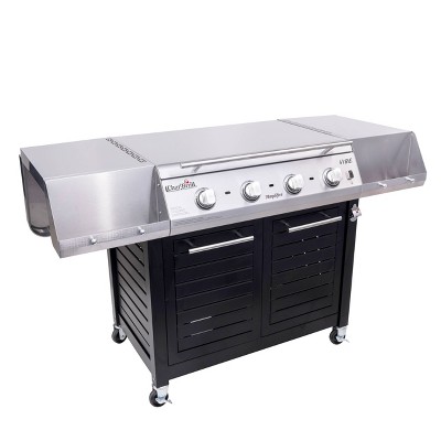 LoCo COOKERS 144-Sq in Stainless and Black Portable Gas Grill in