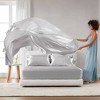 Sapphtopaz 4 PCS/6 PCS/7 PCS Comforter Set,Bed Set with 1 Flat Sheet,1/2 Fitted Sheet,2/4 Pillowcase,Luxury Satin Sheet Set Machine Washable - 2 of 4