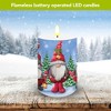 Briarwood Lane Winter Flameless Candle 6x3 Winter Gnomes Flameless Candle with Timer for Winter - 3 of 4