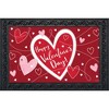 Briarwood Lane Valentine's Doormat 30x18 Indoor Outdoor Heart Toss For Valentine's Doormat - 2 of 4