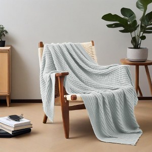 Peace Nest 50"x60" Chunky Knit Throw Blanket Warm Comfort Woven Blanket - 1 of 4