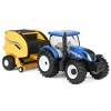 ERTL 1/32 New Holland T6.175 Tractor with 561 Roll-Belt Baler & 3 Round Bales 61029 - 2 of 4