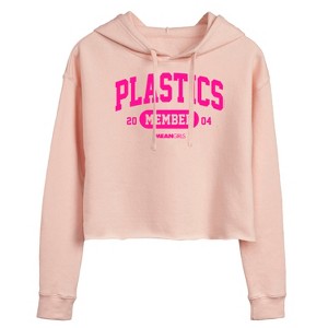 Women's - Mean Girls - Plastics Member Cropped Graphic Hoodie - 1 of 3