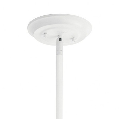Elias 22" Modern Black and White Drum Pendant with Gold Interior