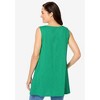 Woman Within Plus Size Notch Swing Tunic - 3 of 4