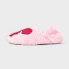 Women's Cozy Fleece High Cut Pull-On Slipper Socks with Grippers - 2 of 4