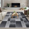 Garvee Large Area Rugs Indoor Machine Washable Runner Rug Modern Geometric Patchwork Carpet Rockwood Collection Rugs for Living Room Bedroom Office - 3 of 4