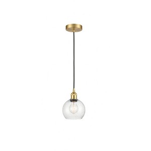 Athens - 1 Light Mini Pendant In Industrial Style-8.88 Inches Tall and 6 Inches Wide - 1 of 1