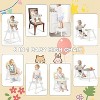 Kinder King 8 in 1 Baby High Chair, Coverts to Dining Booster Seat, Removable Tray & Double Seat Cover, Easy to Wipe - 2 of 4