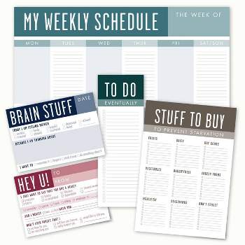 Stuff To Do Weekly Post-it Notepad Set - Canopy Street