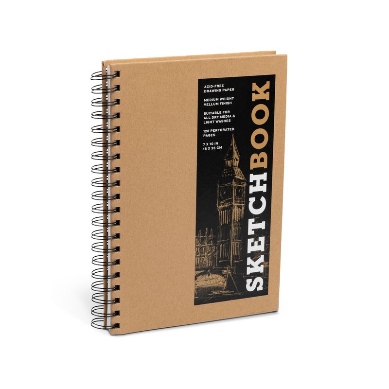 Sketchbook (Basic Medium Spiral Kraft) - (Union Square & Co. Sketchbooks) by  Union Square & Co (Hardcover), 1 of 5
