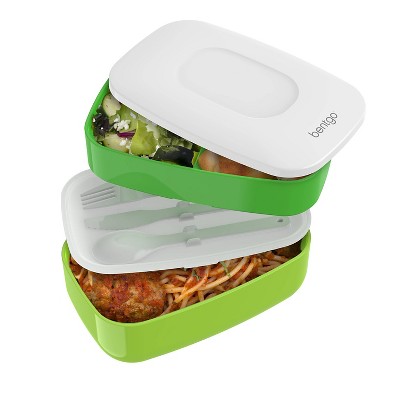 Bentgo All-in-One Stackable Lunch/Bento Box, Green