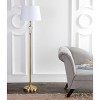 61" Crystal/Metal Harper Floor Lamp (Includes LED Light Bulb) Gold - JONATHAN Y: Elegant Standing Lamp for Living Room, Linen Shade - 3 of 4