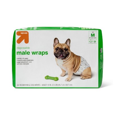 Dog male shop wrap disposable