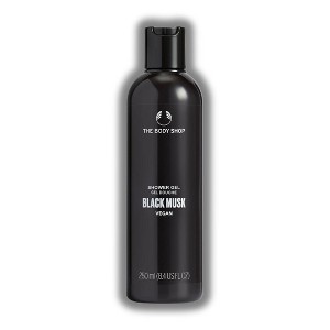 The Body Shop - Shower Gel Black Musk | Black Musk Shower Gel has deep, dark, sensual notes to leave you feeling empowered (8.4 oz) - 1 of 3