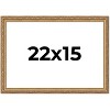 PosterPalooza | 22x15 Wood Antique Frame with UV Acrylic, 4 Finishes: Bronze, Gold, Silver, and Black - 2 of 4