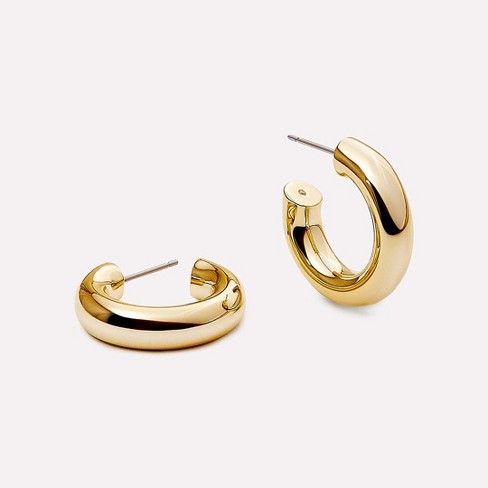 Ana Luisa - Small Gold Hoop Earrings - Tia Mini : Target