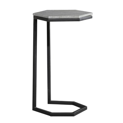 Metal Contemporary Accent Table Black - Olivia & May
