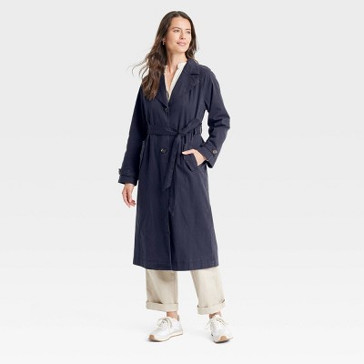 Women's Long Sleeve Trench Coat - Universal Thread™