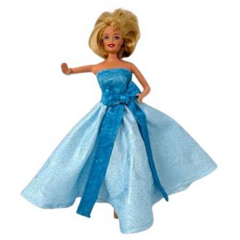 Doll Clothes Superstore Blue Two Tone Gown Compatible With Barbie And 11 1/2 Inch Dolls, 2 of 4