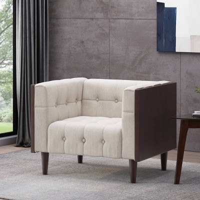 Mclarnan Contemporary Tufted Club Chair - Christopher Knight Home