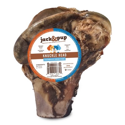 Jack & Pup Beef Knuckle Bone Single Shrink Wrap Dog Treats