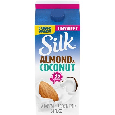 Silk Unsweetened Almond Coconut Milk Blend - 0.5gal