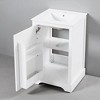 20" Bathroom Vanity with Ceramic Sink, Soft Closing Door, Storage Rack & Adjustable Shelf, Modern Freestanding Design - 3 of 4