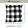 PAVILIA Set of 2 Pom Pom Throw Pillow Covers, Decorative Pompom Fringe Square Cushion Cases for Couch Sofa Bed - 4 of 4